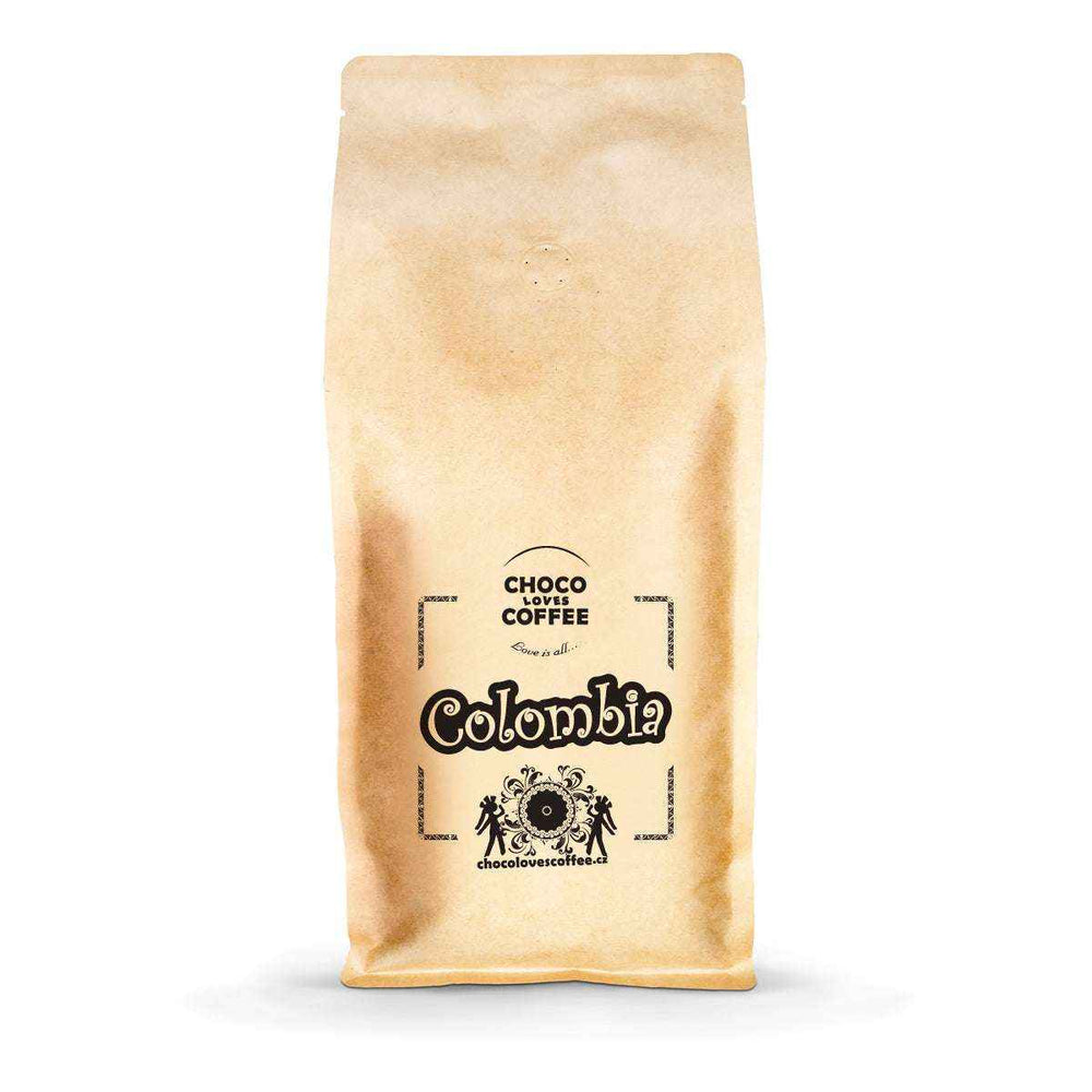 Columbia Supremo, zrnková káva 100% Arabica 1000 g