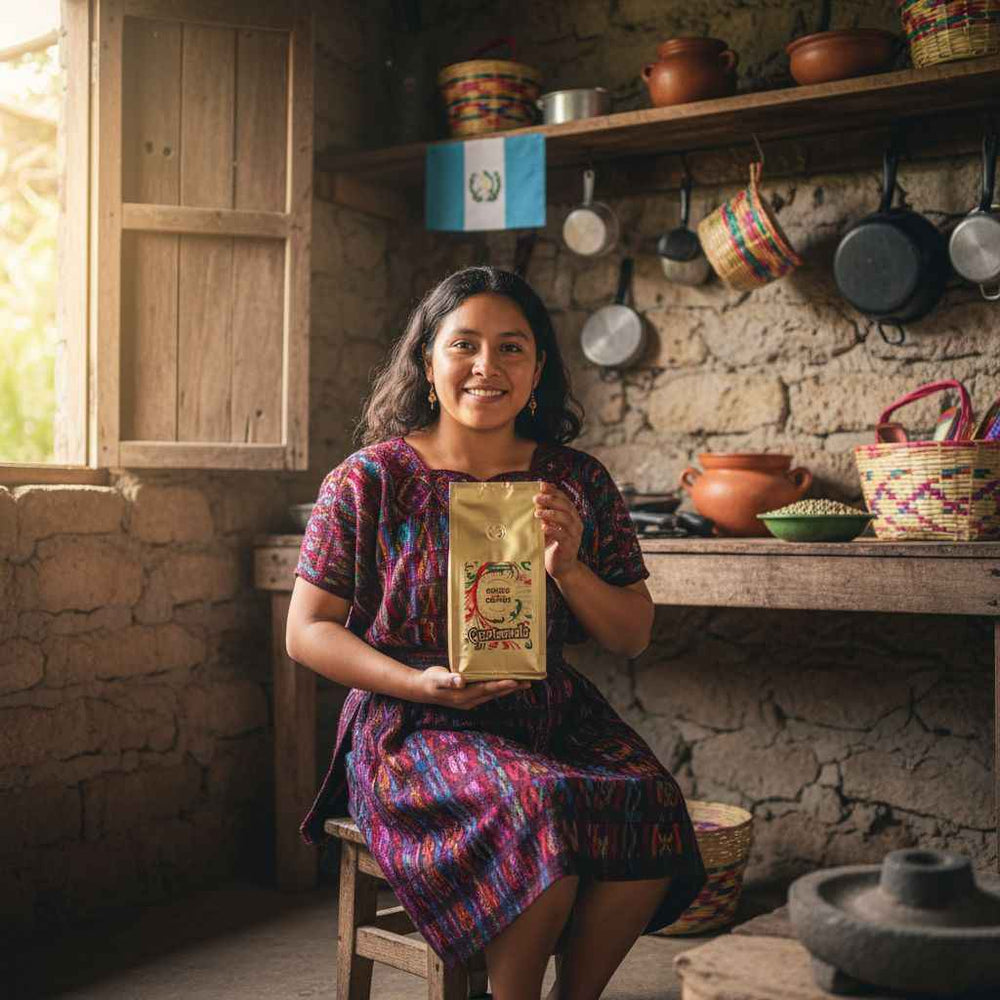 Guatemala Las Crucitas, zrnková káva 100% Arabica