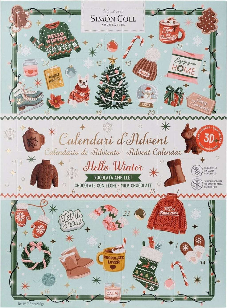 Adventní kalendář s figurkami z plnotučného mléka – Simón Coll