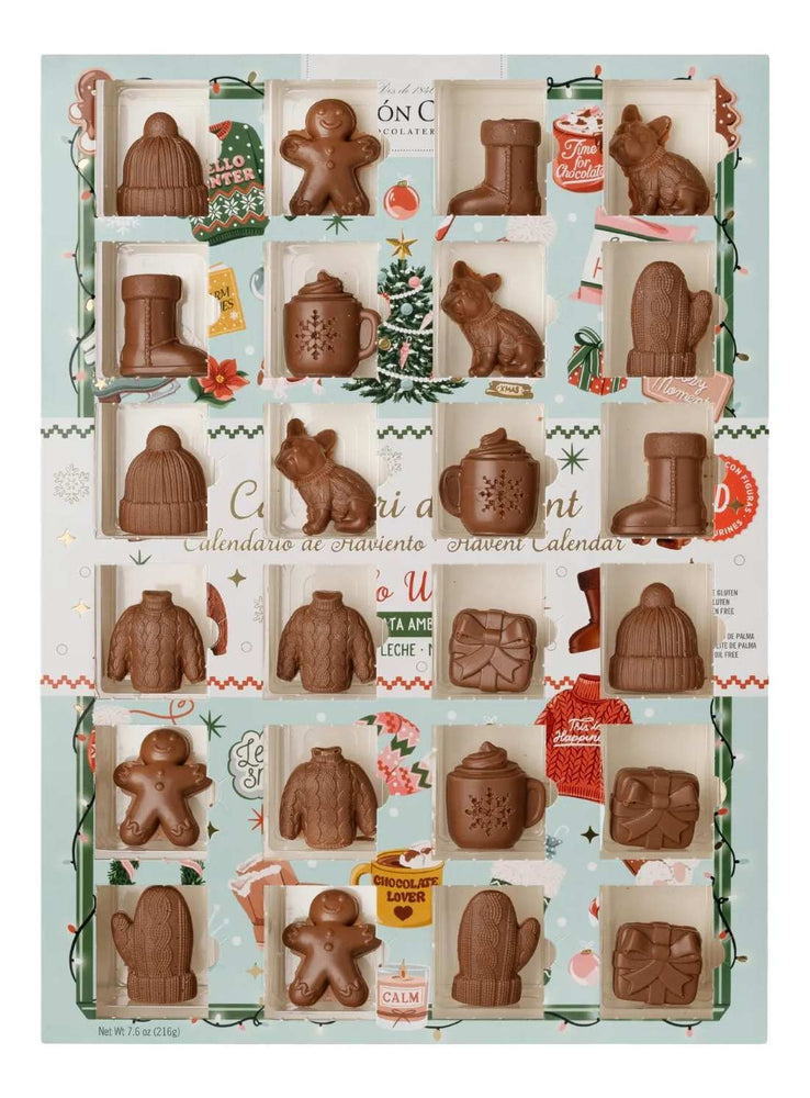 Adventní kalendář s figurkami z plnotučného mléka – Simón Coll