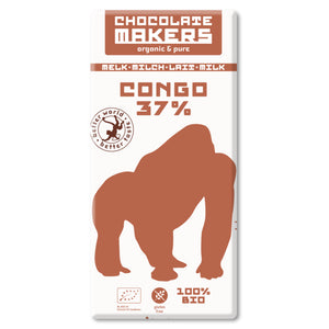 Mléčná čokoláda 37% Congo BIO - Chocolate Makers