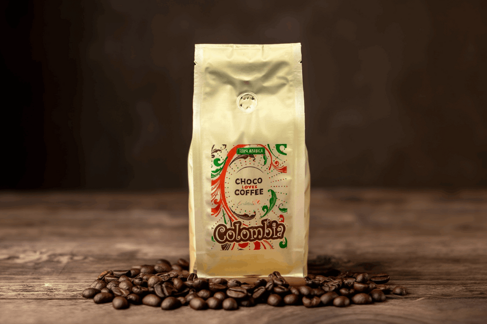 Columbia Supremo, zrnková káva 100% Arabica