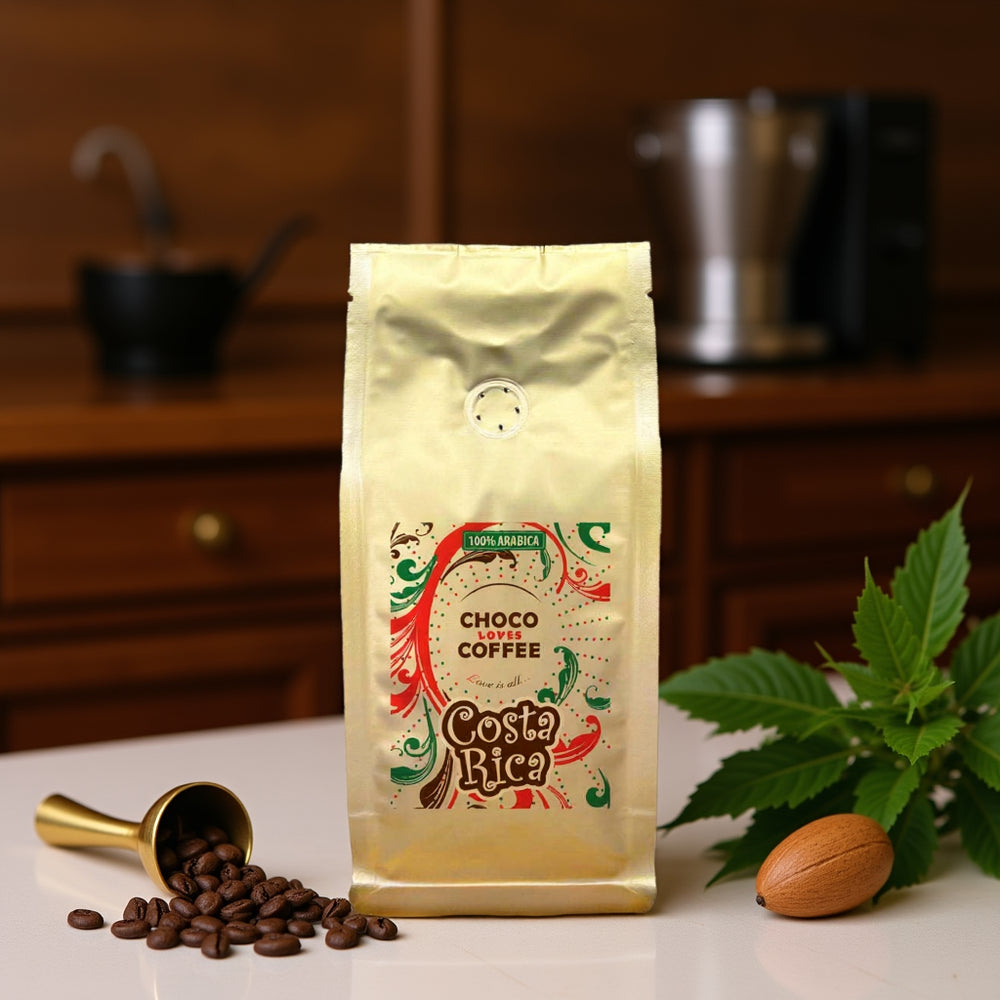 Costa Rica San Rafael Tarazzu, zrnková káva 100% Arabica
