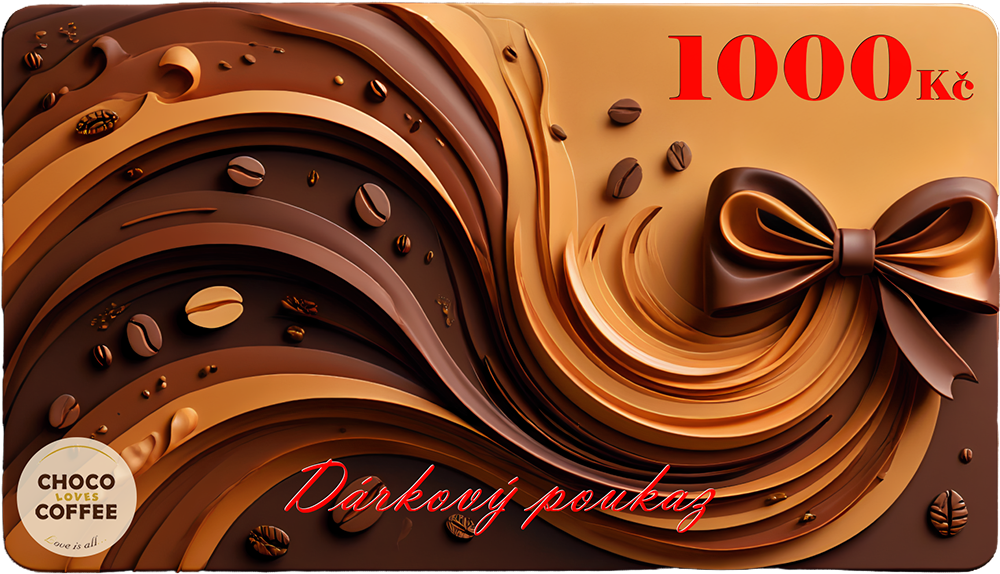 Choco Loves Coffee - Dárkový poukaz 500 Kč (Copy)