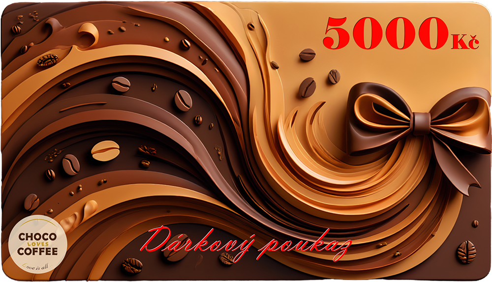 Choco Loves Coffee - Dárkový poukaz 5000 Kč