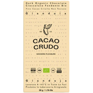Dark 50% Gianduja BIO  - Cacao Crudo