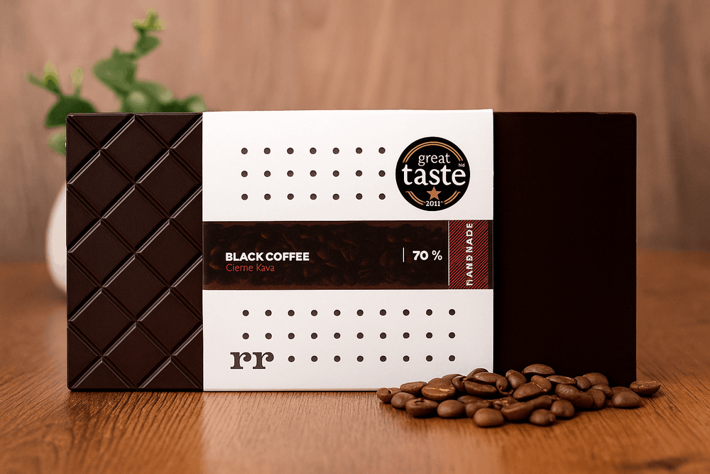 Hořká čokoláda 70% s kávou - Forra