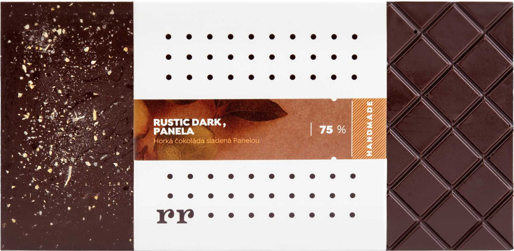 Hořká čokoláda 75% slazená panelou - Forra
