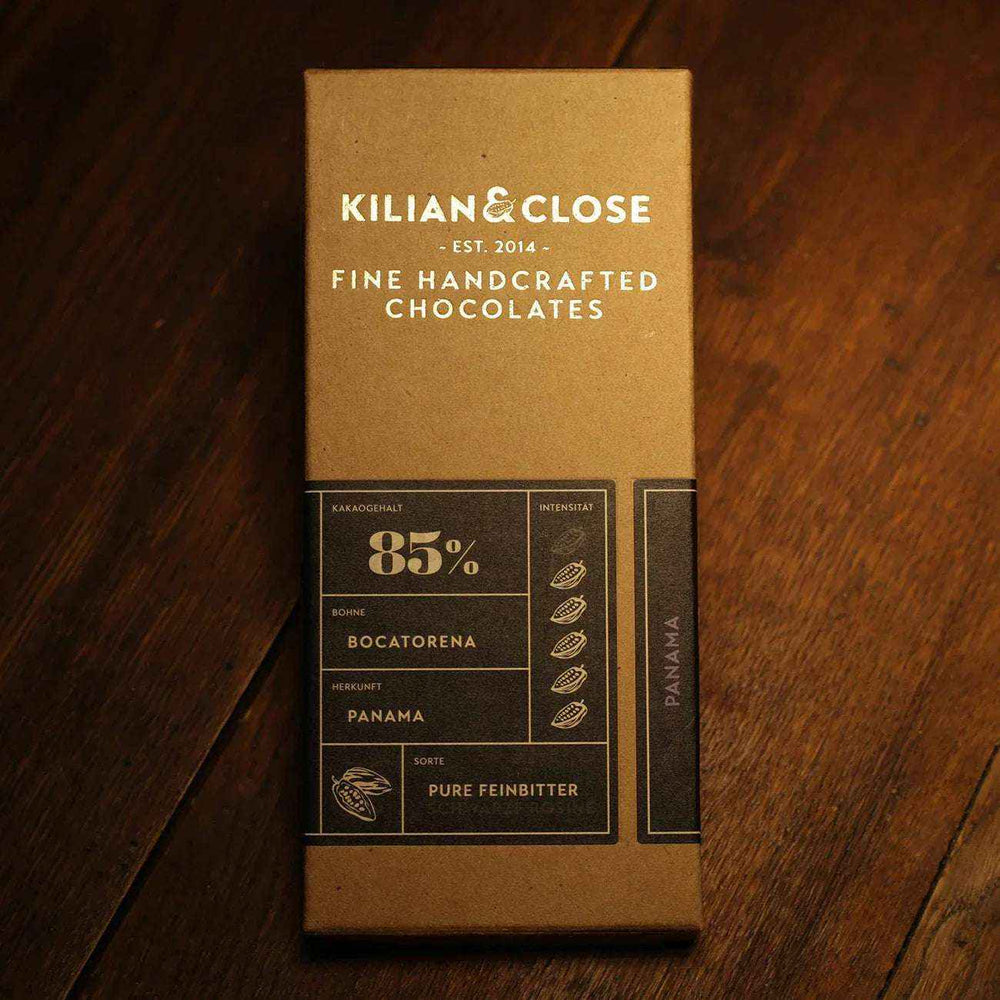 Hořká čokoláda 85% Panama BIO - Kilian & Close