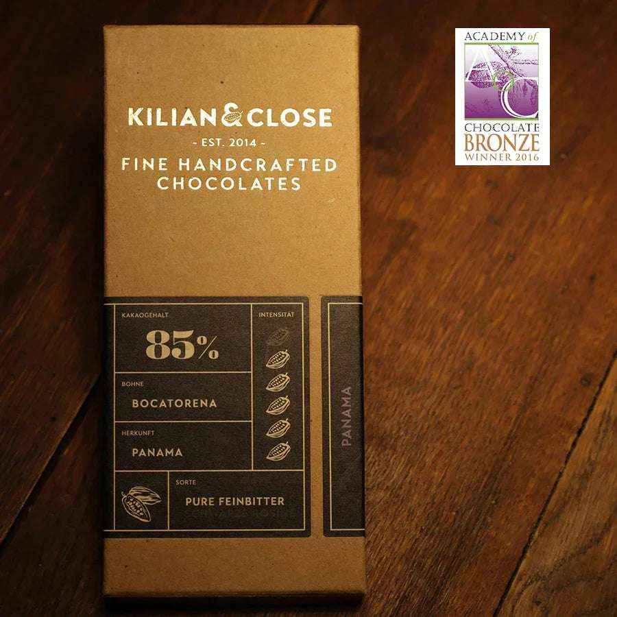 Hořká čokoláda 85% Panama BIO - Kilian & Close
