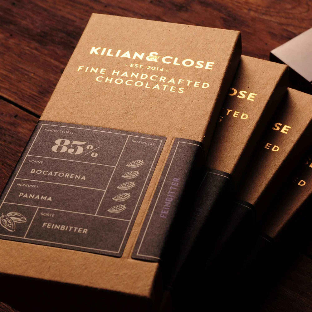 Hořká čokoláda 85% Panama BIO - Kilian & Close