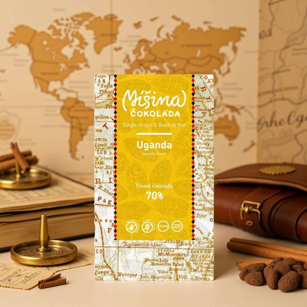 Hořká čokoláda 70% Uganda - Míšina čokoláda