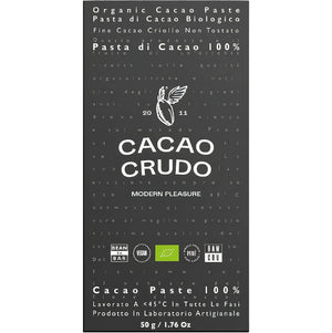 Pasta z kakaových bobů 100% BIO  - Cacao Crudo