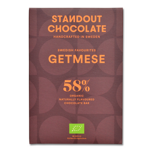 Hořká čokoláda 58% s Getmese BIO - Standout Chocolate