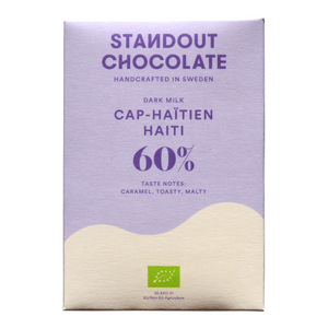 Vysokoprocentní mléčná čokoláda 60% Cap-Haitien Haiti BIO - Standout Chocolate