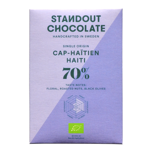 Hořká čokoláda 70% Cap-Haitien Haiti BIO - Standout Chocolate