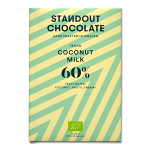 Vysokoprocentní mléčná čokoláda 60% s kokosovým mlékem BIO - Standout Chocolate