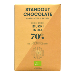 Hořká čokoláda 70% Idukki India BIO - Standout Chocolate