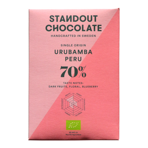 Hořká čokoláda 70% Urubamba Peru BIO - Standout Chocolate