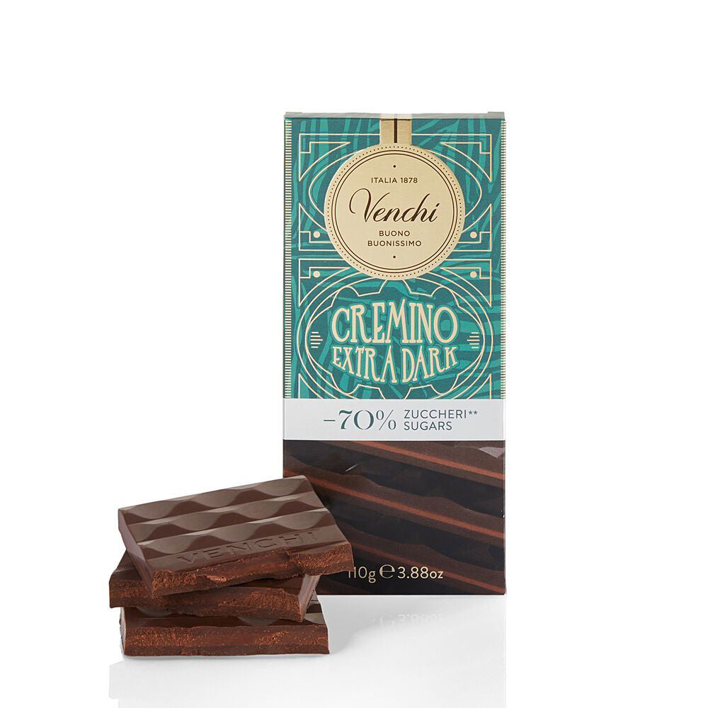 Nugátová čokoláda Cremino Extra Dark -70% cukru - Venchi