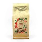 Zrnková káva Papua New Guinea Sigri A, 100% Arabica v obalu s nápisem Choco Loves Coffee.