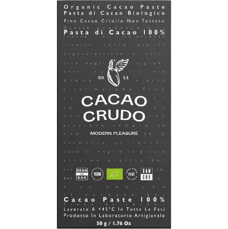 Hořká čokoláda 100% BIO - Cacao Crudo