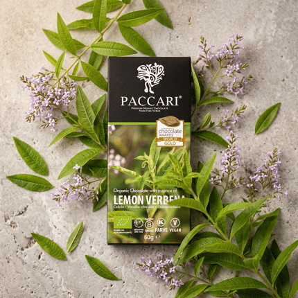 Čokoláda Pacari Lemon Verbena s bylinkami