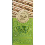 Balení nugátové čokolády Venchi Cremino Pistacchio s pistáciemi.
