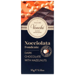 Balení Venchi Nocciolata Fondente, hořká čokoláda s lískovými ořechy.