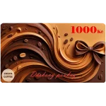 Dárkový poukaz 1000 Kč s kávovým motivem