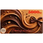 Dárkový poukaz 5000 Kč s kávovými motivy