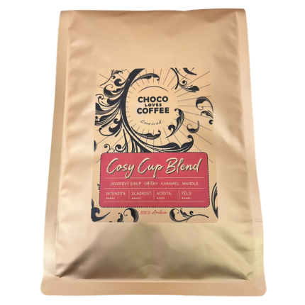 Cosy Cup Blend – přední strana balení kávy