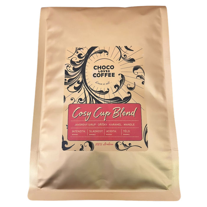 Cosy Cup Blend – přední strana balení kávy