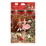 Nostalgický adventní kalendář s louskáčkem a baletkou
