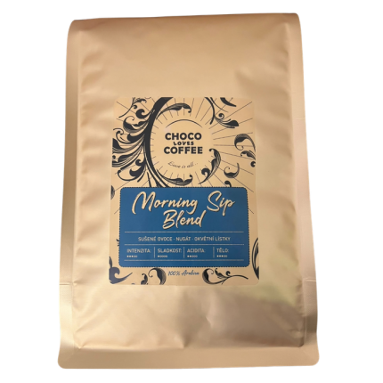 Morning Sip Blend – přední strana balení kávy
